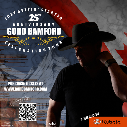 Canadian Icon Gord Bamford Celebrates 25 Years In Country Music With "Just Gettin’ Started" Tour Announcement
