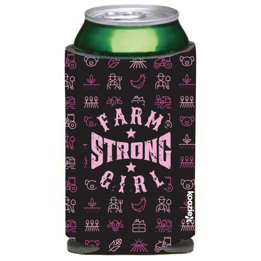 FARM GIRL STRONG KOOZIE