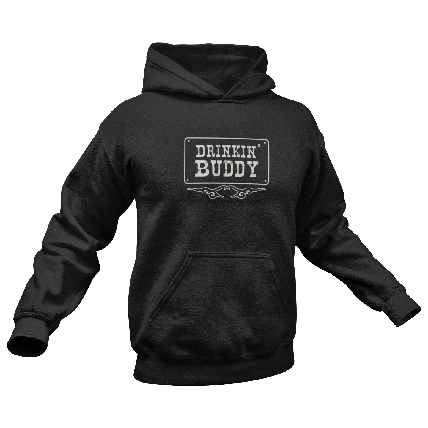 DRINKIN' BUDDY UNISEX HOODIE